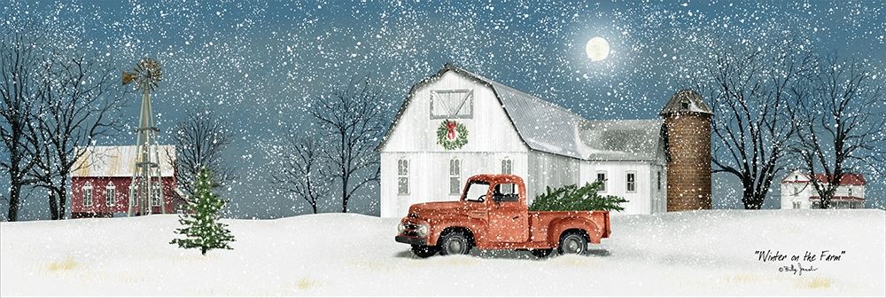 Winter on the Farm Poster Print by Billy Jacobs - Item # VARPDXBJ1194A