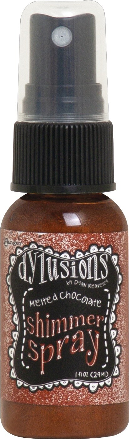 Dylusions Shimmer Sprays 1oz-Melted Chocolate