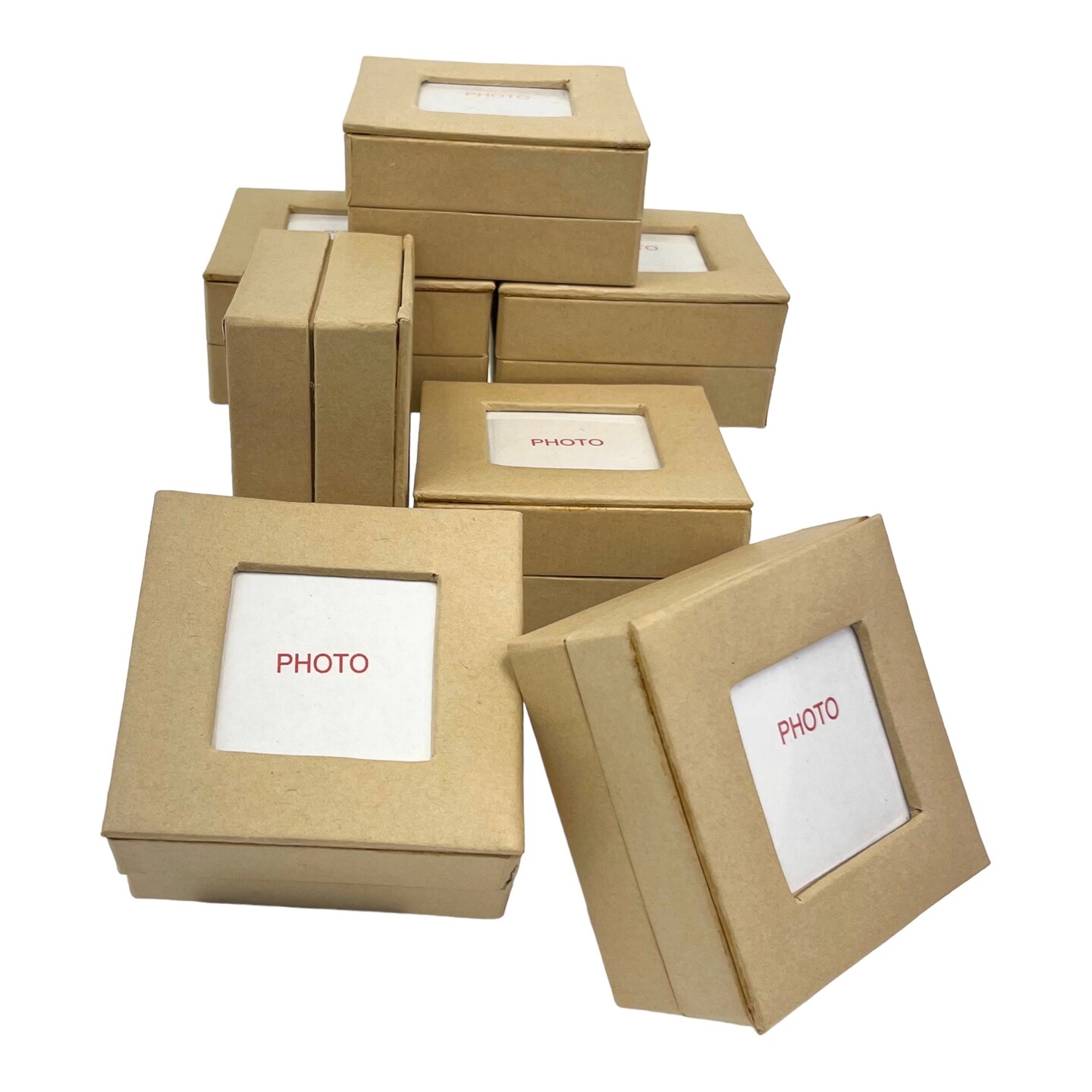Value Pack of 72 Square Photo Box -  Small