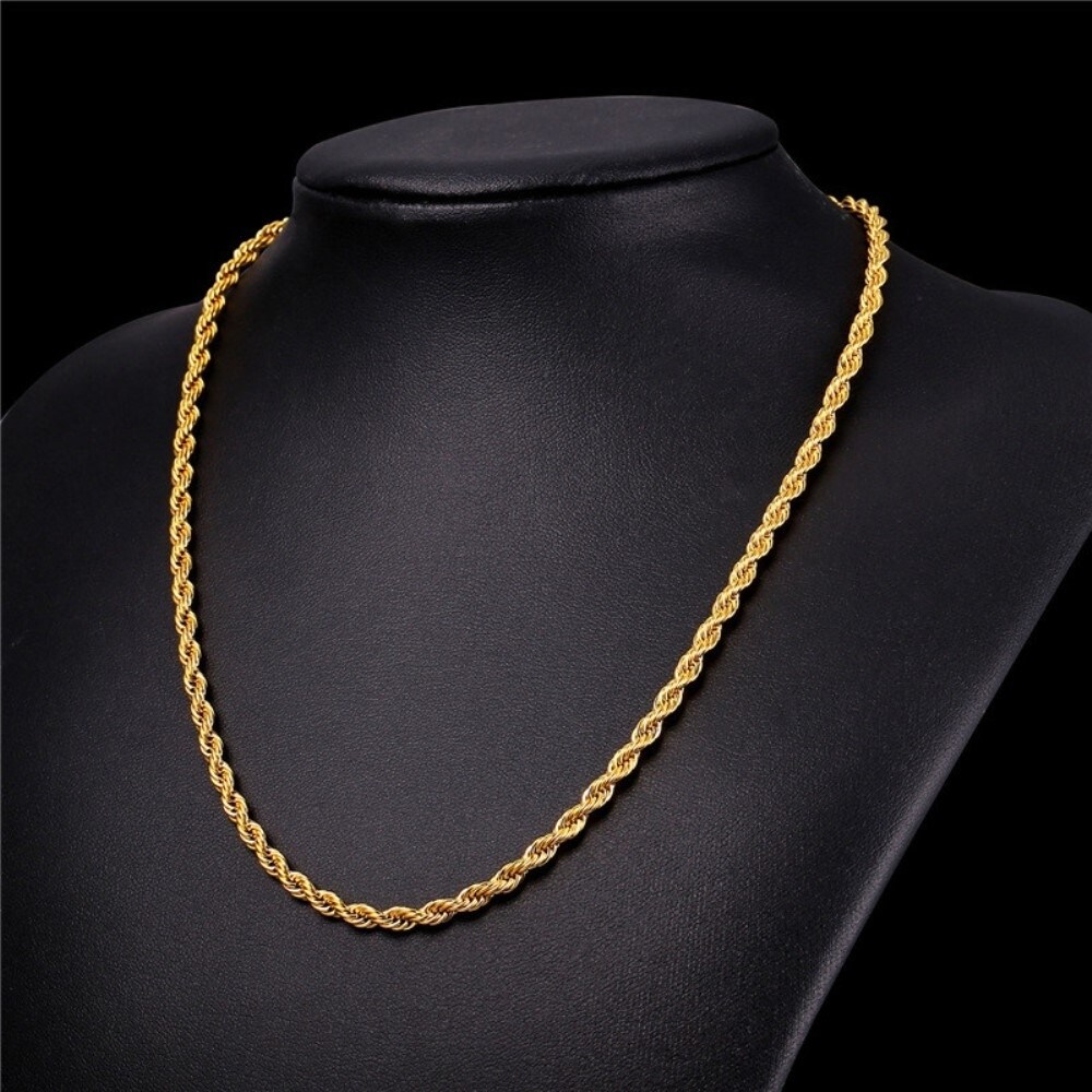 Stainless Steel 5mm Rope Chain 18