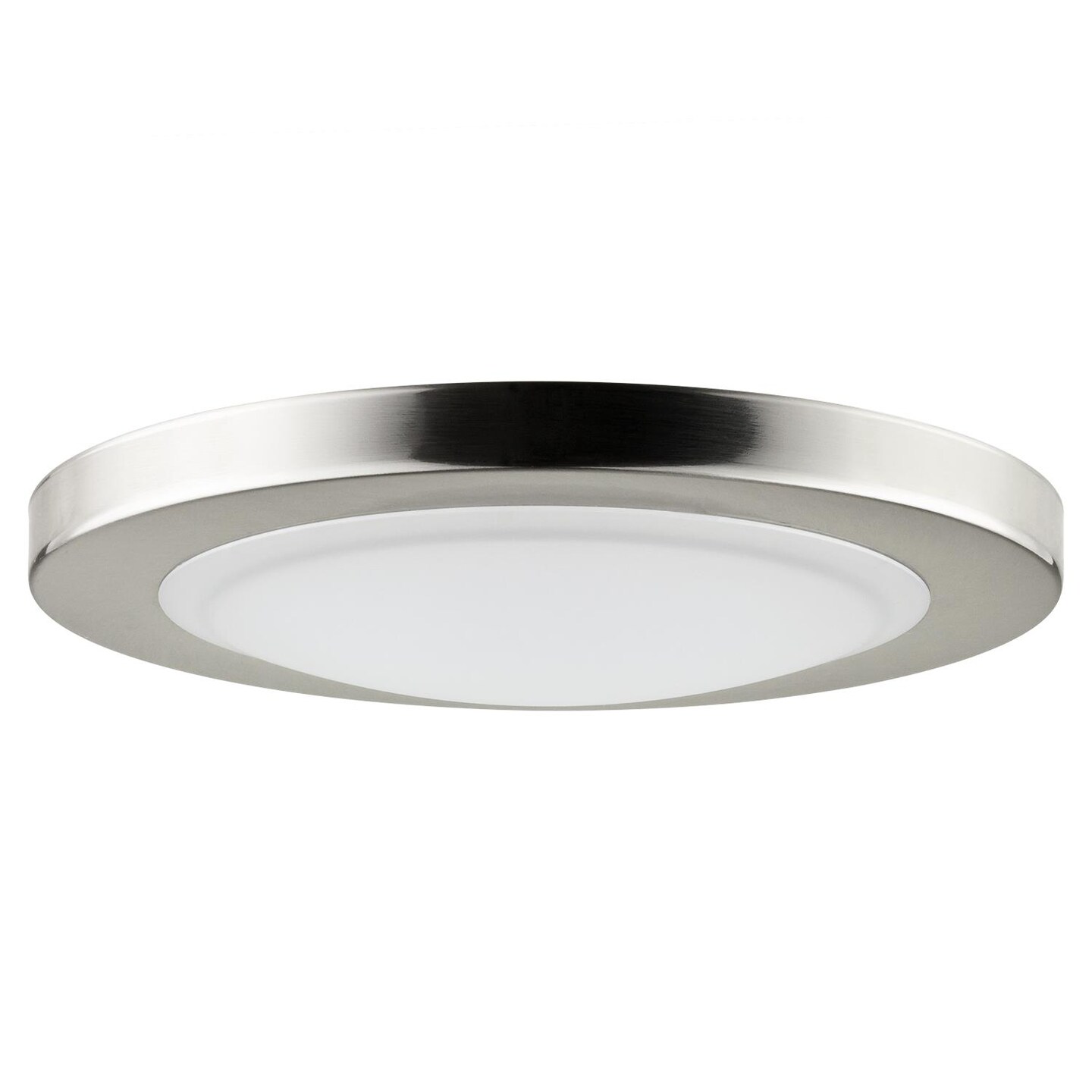 SUNLITE 15w Mini Dome Ceiling Light Fixture in Brushed Nickel - 3000K