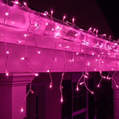 Icicle Lights (White Wire)