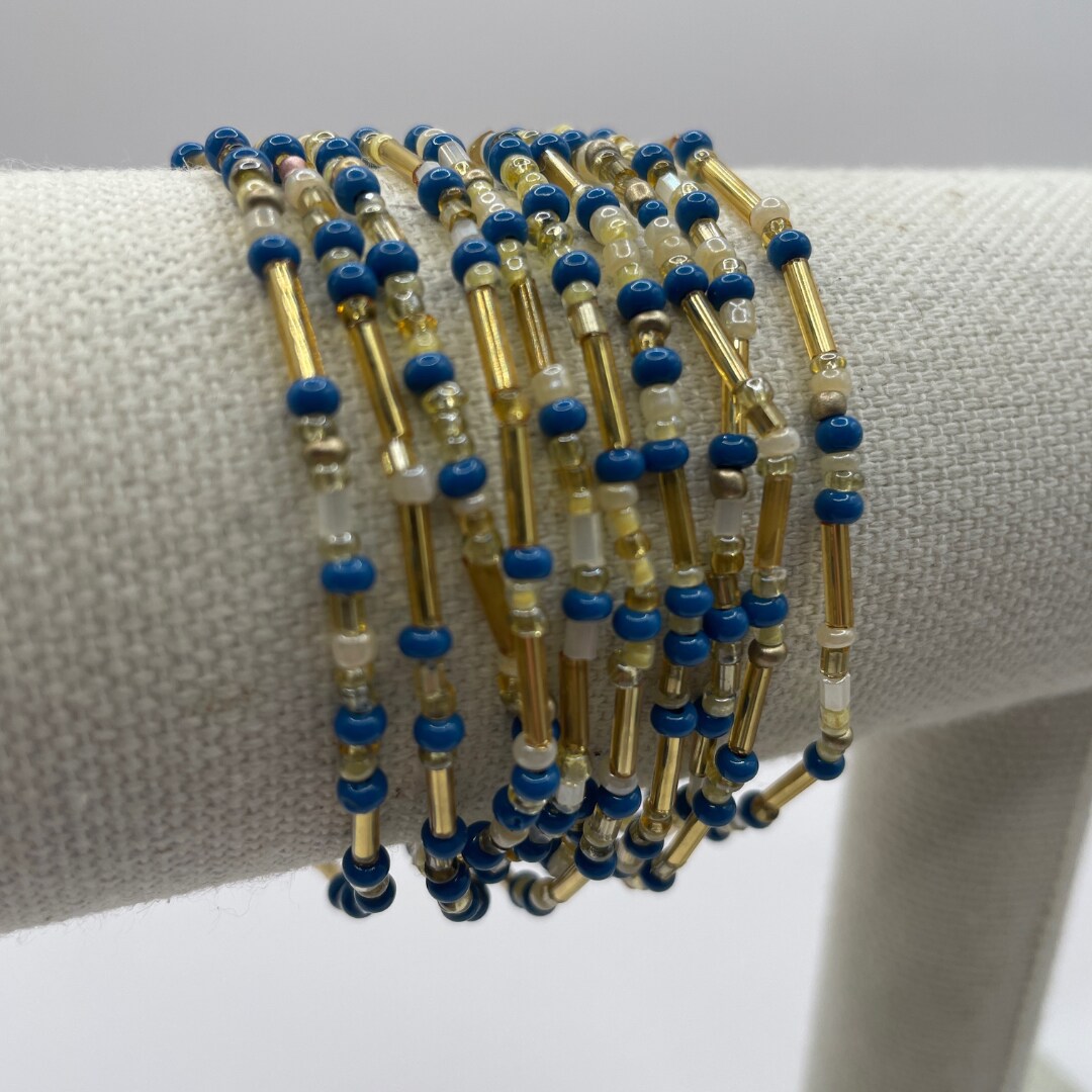 DIY Resolution Reminder Bracelet with Handmade Beads » Lovely Indeed