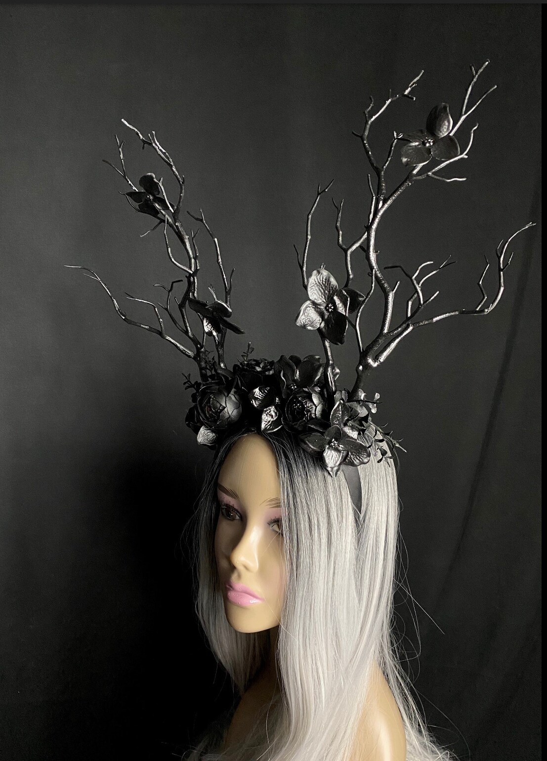 Silver Goddess Flower Crown