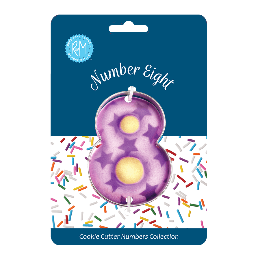Number 8 Cookie Cutter 3&#x22; Carded