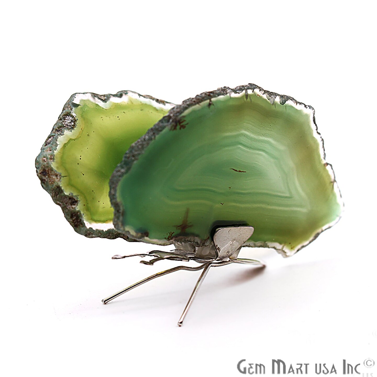 Agate Slice Butterfly, Natural Agate Décor, Butterfly Wing Home Décor, Agate Geode, Natural Gemstone Butterfly, Housewarming Gift (BFLY)