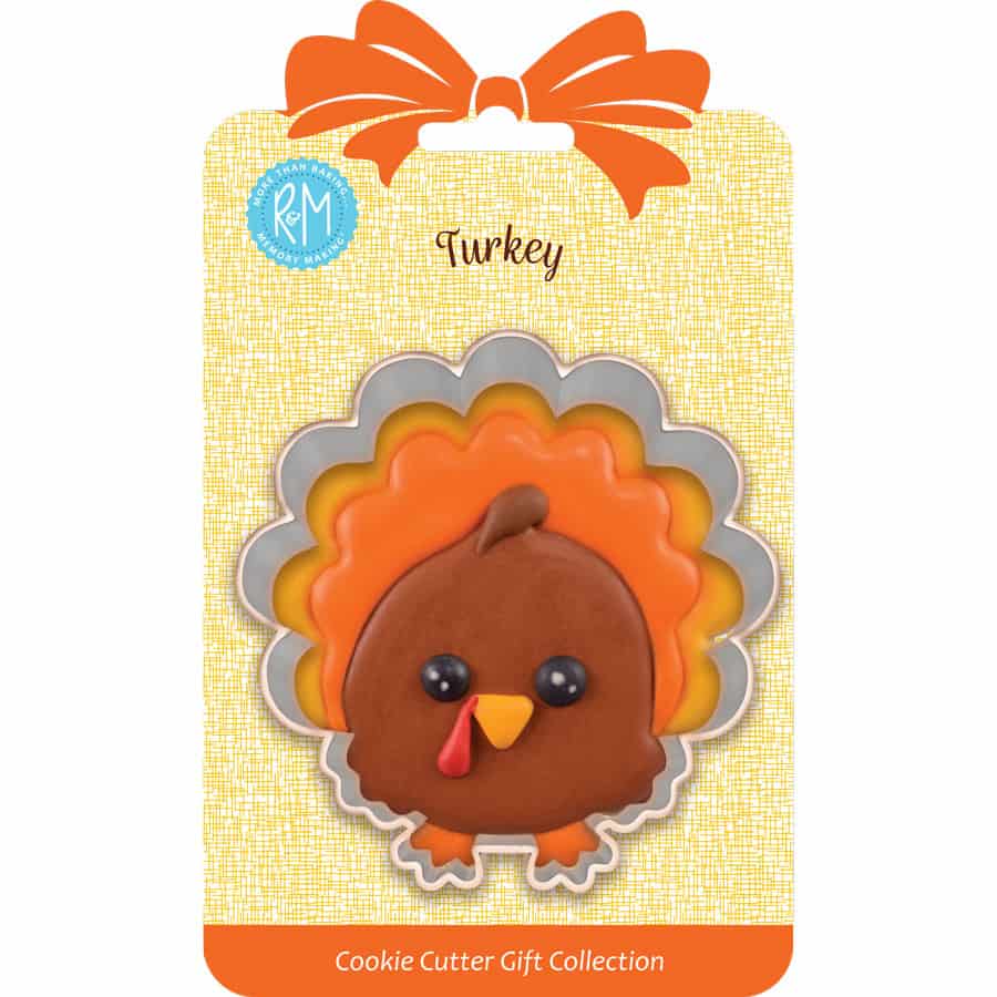 Turkey Cookie Cutter 3.5&#x22; Carded
