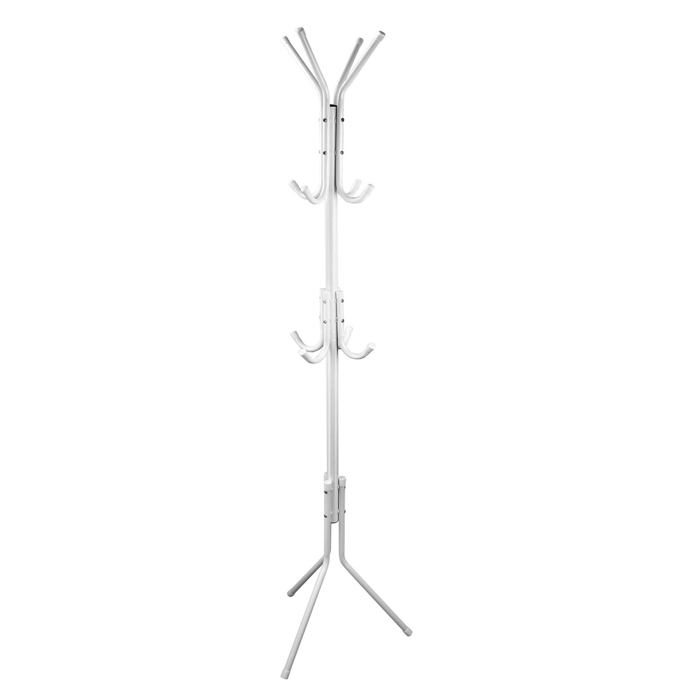 Coat Rack Organizer 8 Hooks 3 Tiers Metal Portable Stand Black Or Pink 175Cm