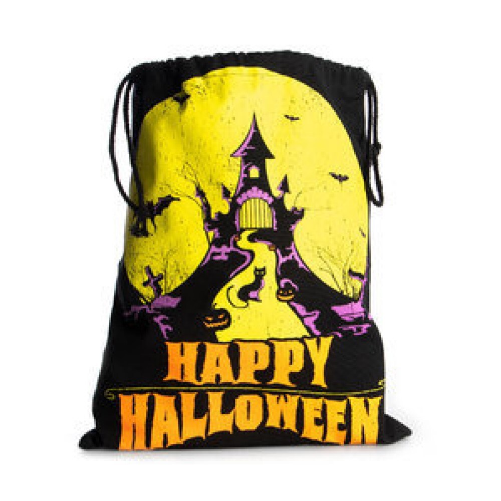 Halloween Canvas Trick or Treat Bag