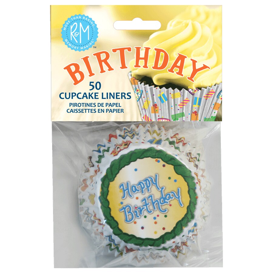 Cupcake Liners Birthday /50