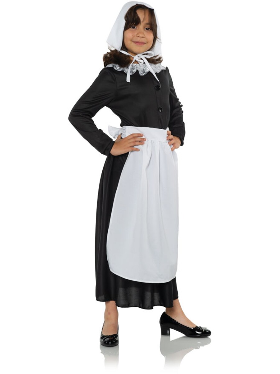 Childs Prairie Girl Colonial Apron Costume Accessory Kit