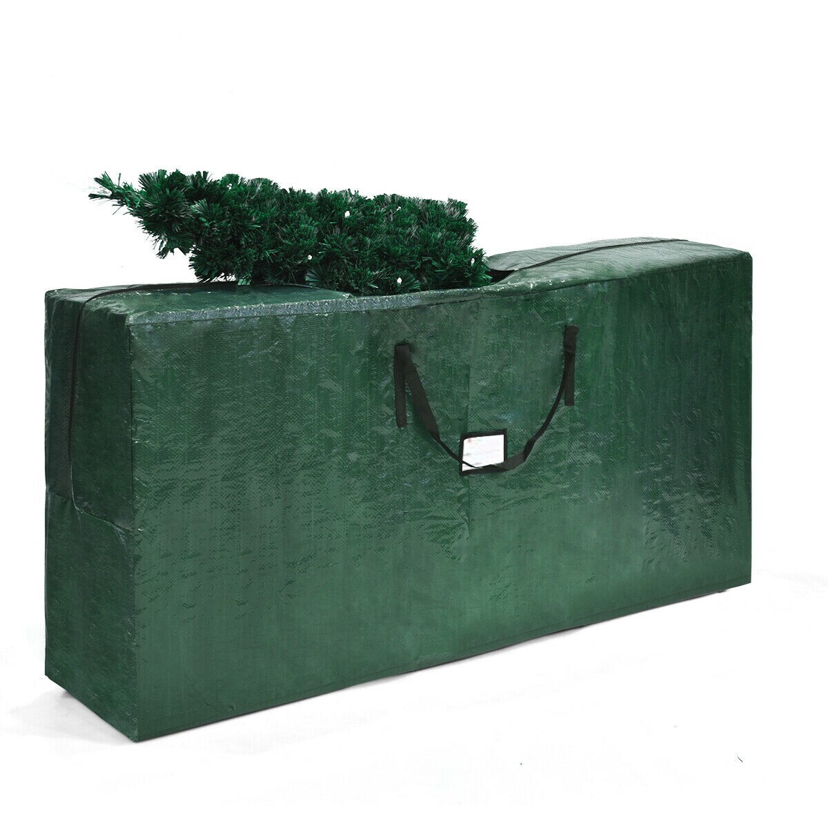 Gymax Christmas Tree Storage Bag Heavy Duty PE Large Container For 9ft Artificial Tree