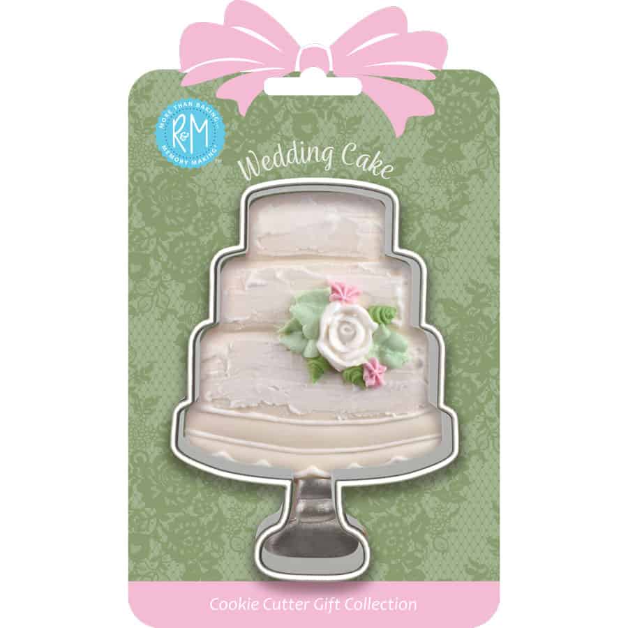 Wedding Cake Cookie Cutter 4&#x22; Carded