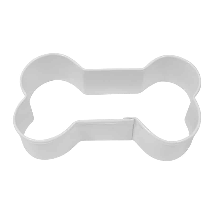 Dog Bone Cookie Cutter (White, 3.5&#x22;)