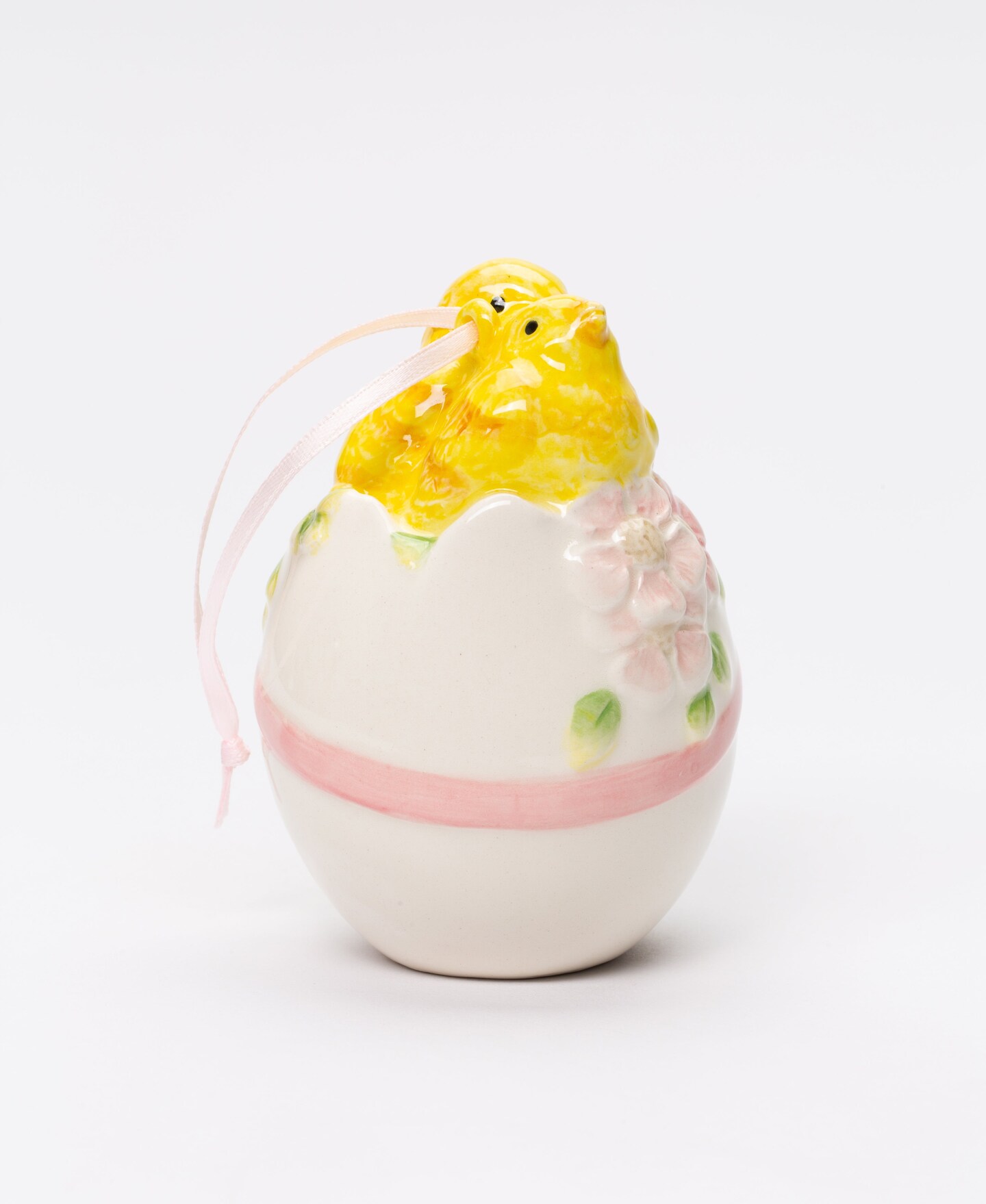 Ceramic Chicks in Egg Ornament, Home D&#xE9;cor, Gift for Her, Gift for Mom, Kitchen D&#xE9;cor, Spring D&#xE9;cor, Easter D&#xE9;cor