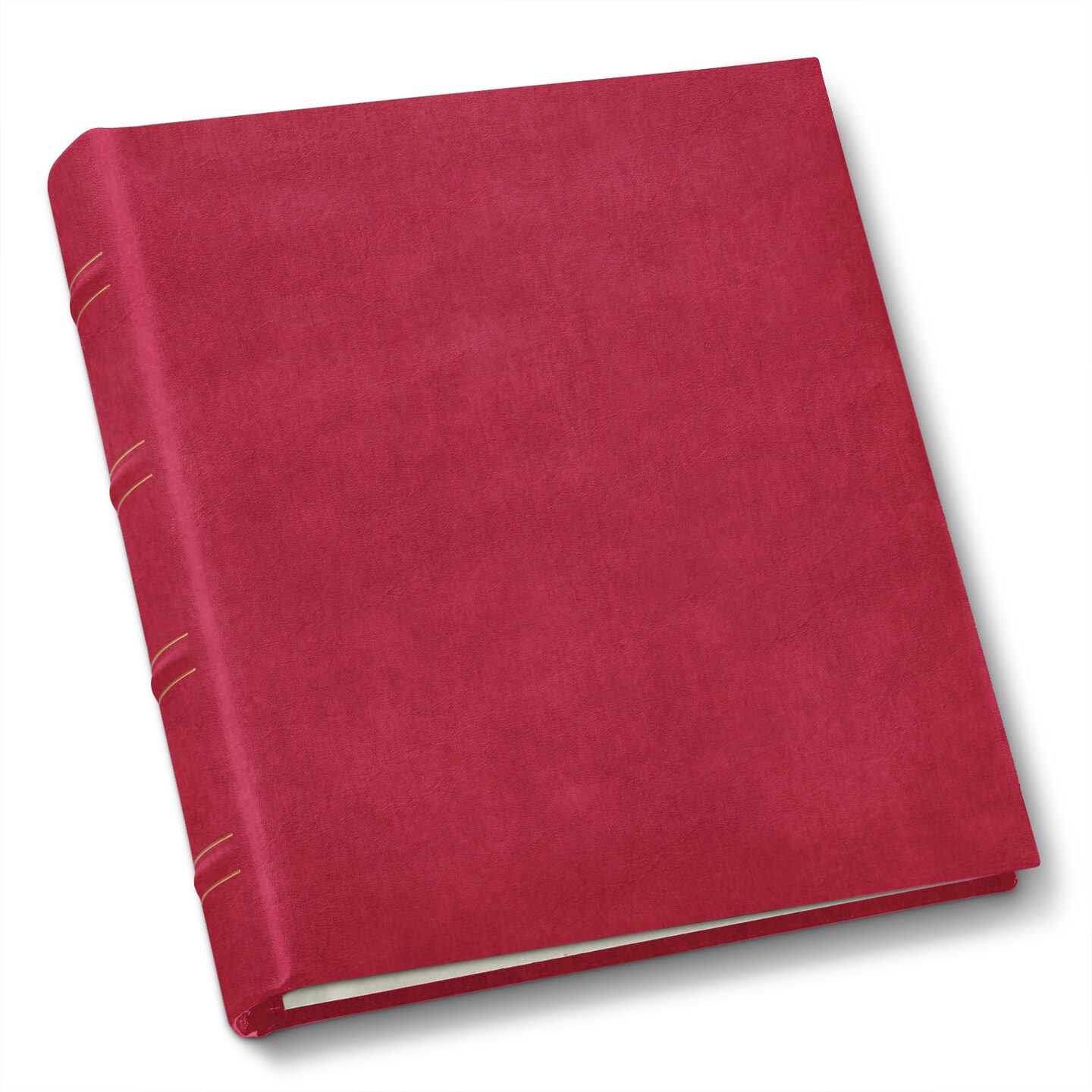 Gallery Leather Compact Photo Album 4x6-3 Ring Binder Photo Album, 60 Pages for 120 Photos, Fillable, Can Fit 4x6 Photos, Handcrafted