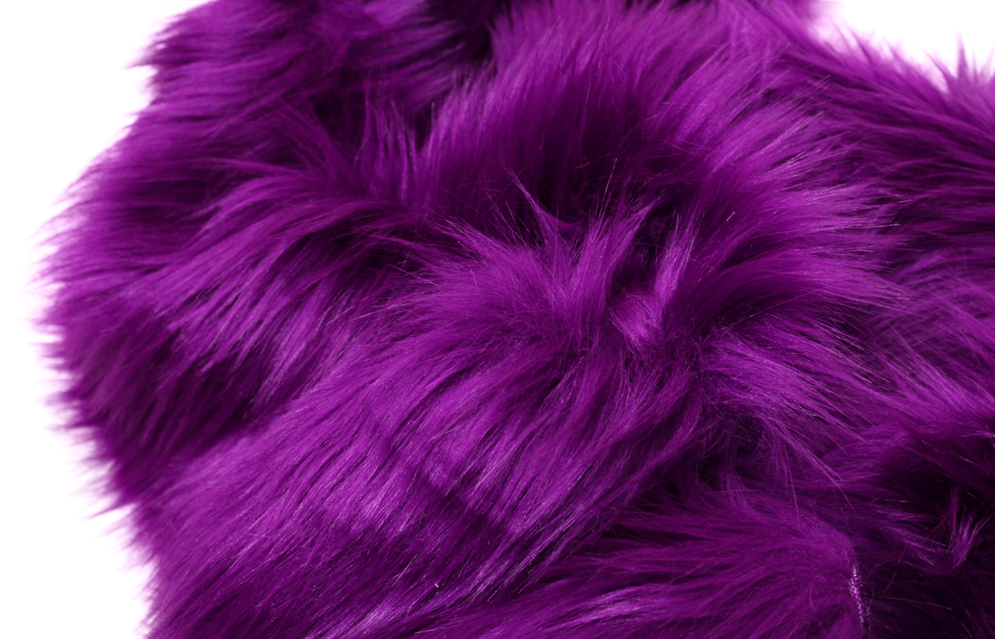 Bright Purple Faux Fur by Trendy Luxe