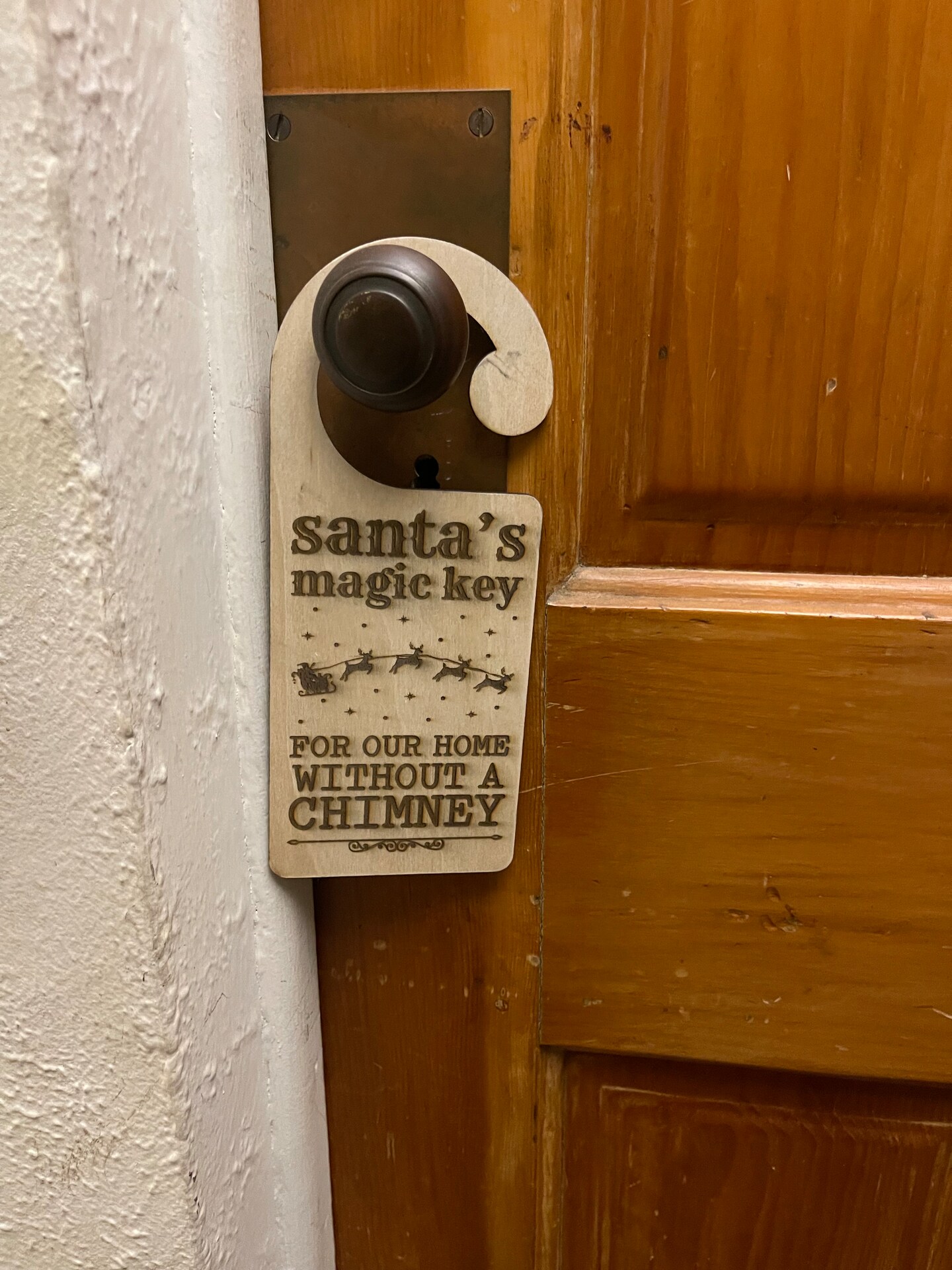 Santa's Magic Key, Magic Santa Key, Engraved Christmas Ornaments, Kids ...