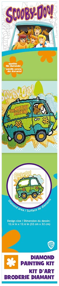 Camelot Dotz Diamond Art Kit 12.6&#x22;X12.6&#x22;-Scooby-Doo - The Mystery Machine