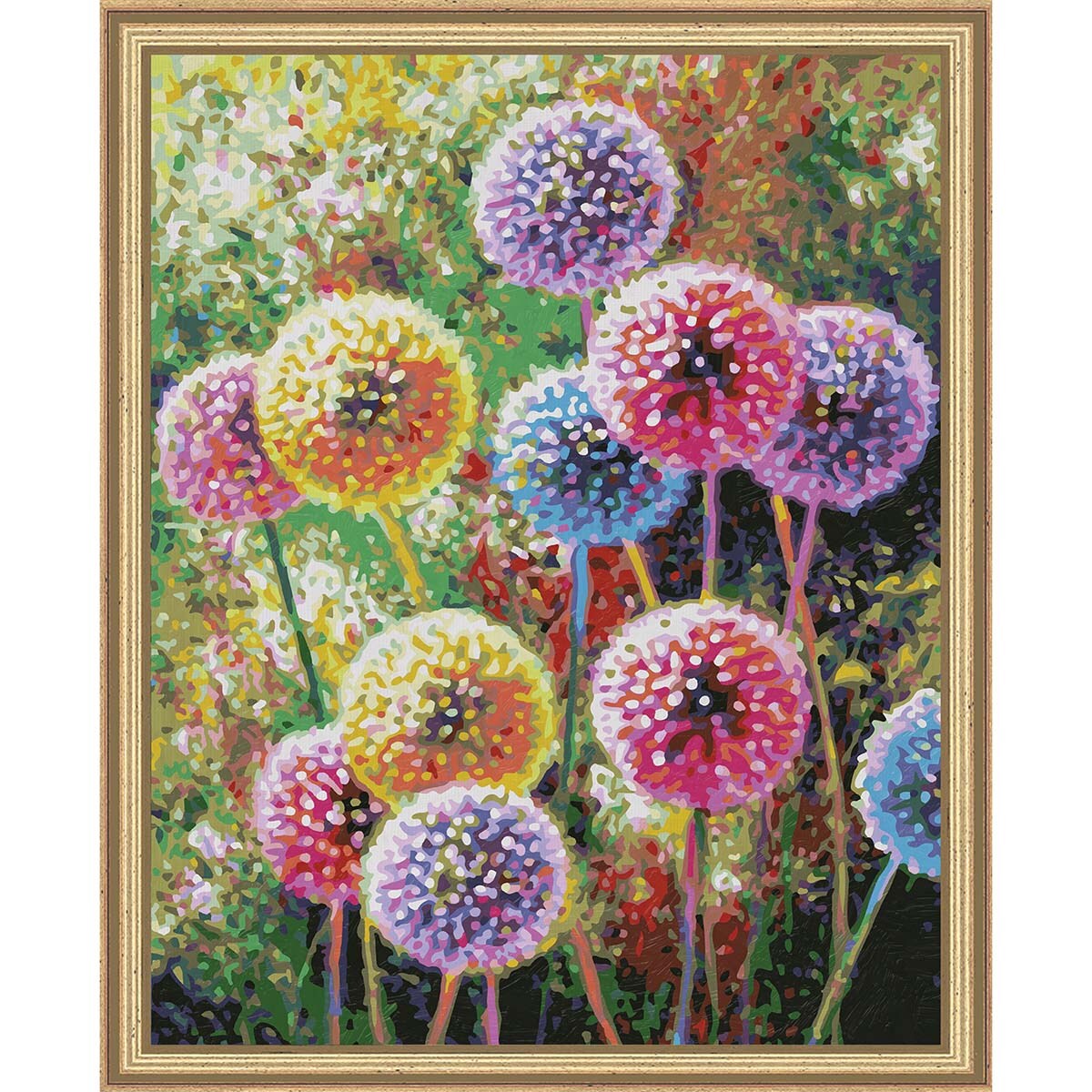 Schipper Flower Fireworks Kit & Frame PaintbyNumber Kit Michaels