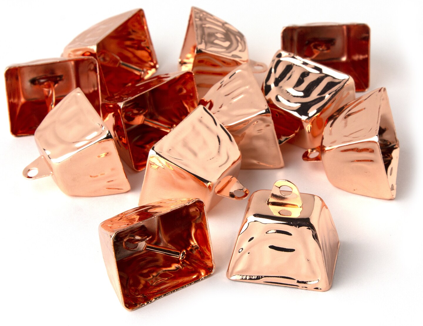 CousinDIY Cow Bells 1.25&#x22; 12/Pkg-Copper