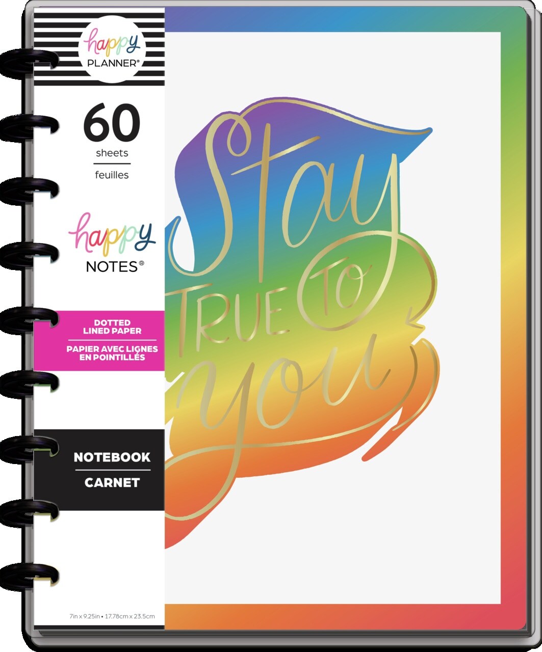 Happy Planner Classic Notebook 60/Sheet 7.25&#x22;X9&#x22;-Stay True