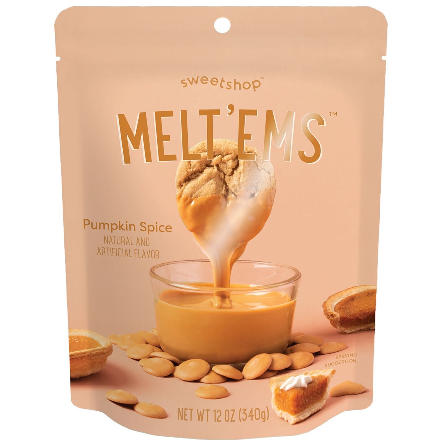 Sweetshop Flavored Melt&#x27;ems 12Oz-Pumpkin