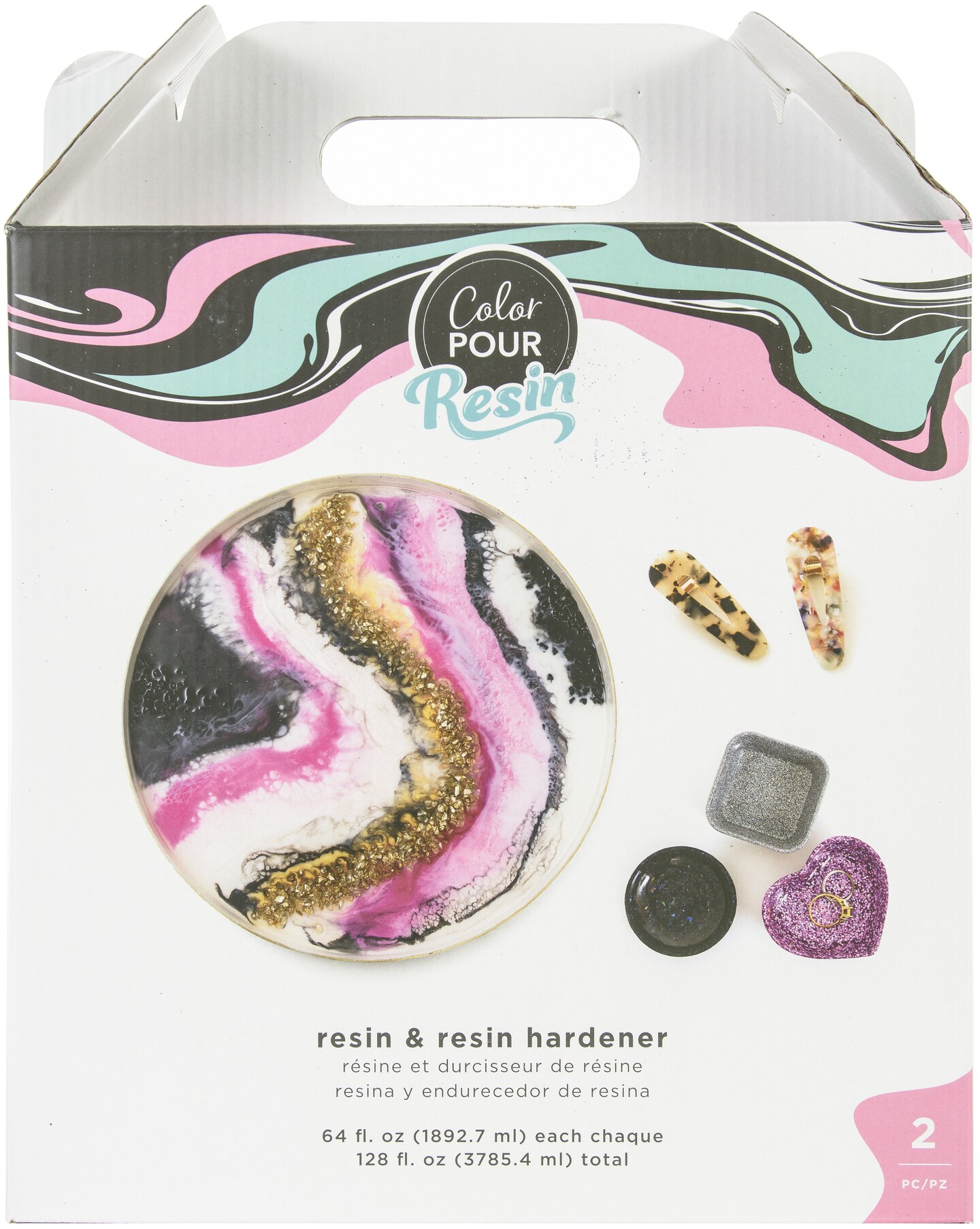 American Crafts Color Pour Resin &#x26; Hardener 2/Pkg-64oz Each