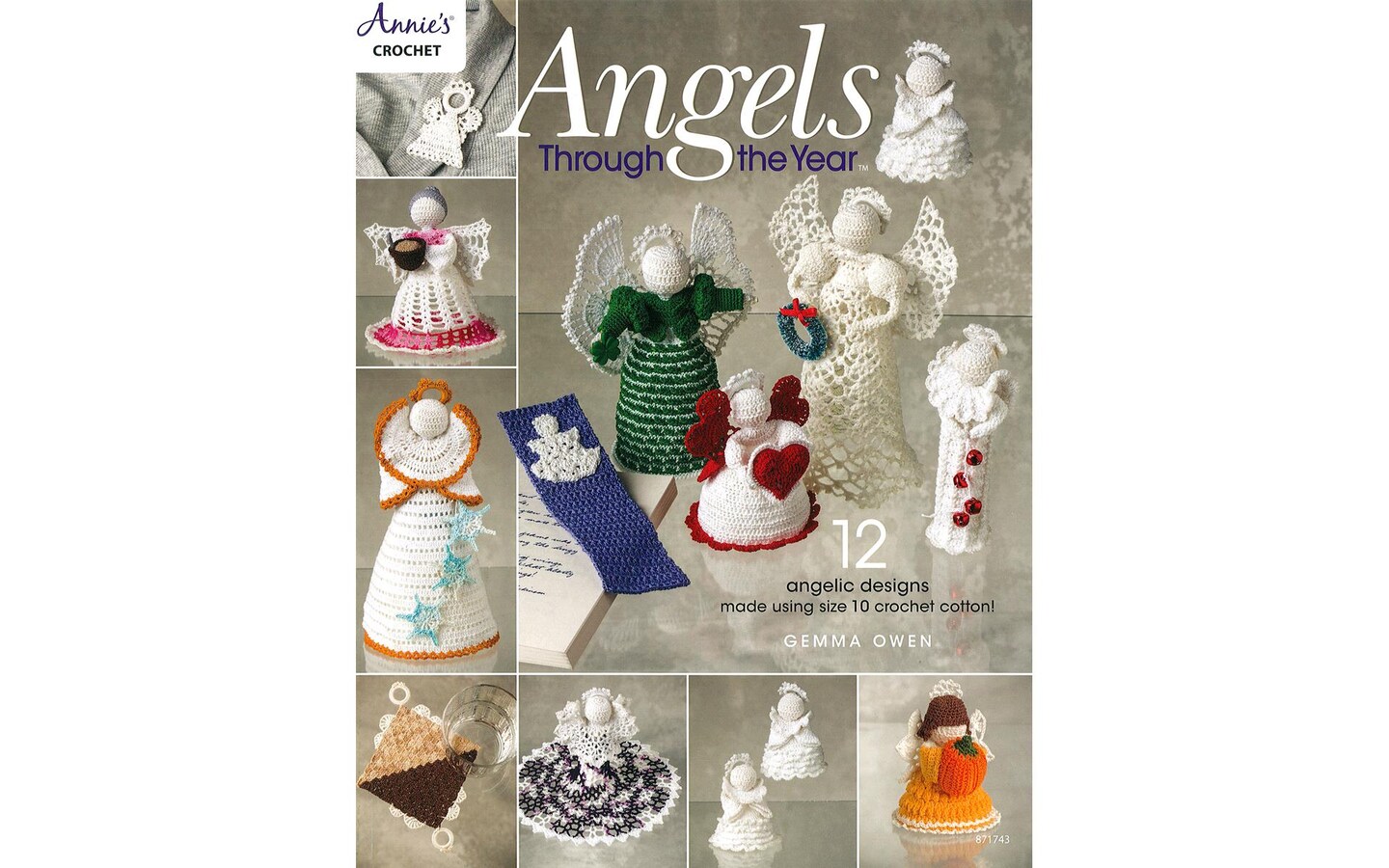 Annie&#x27;s Crochet Angels Through The Year Bk
