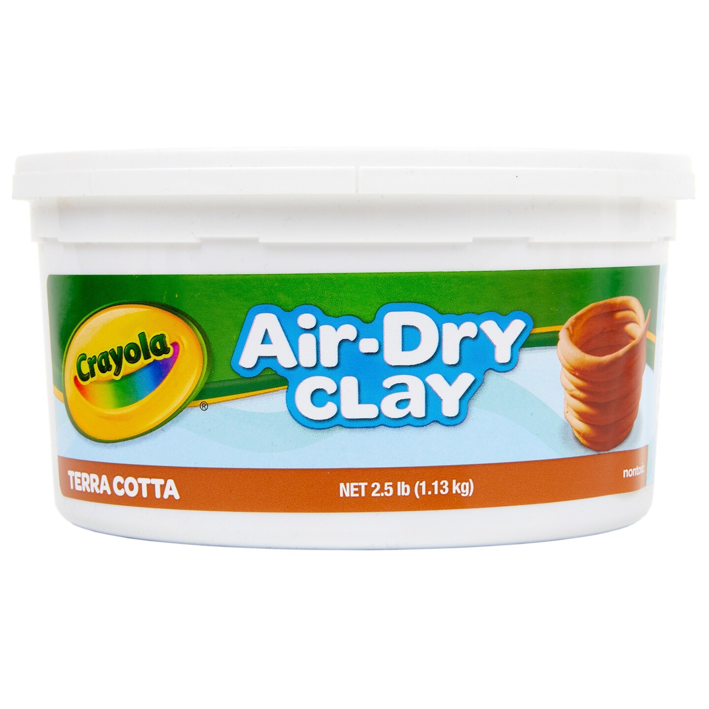 Crayola Air-Dry Clay 2.5lb-Terra-Cotta