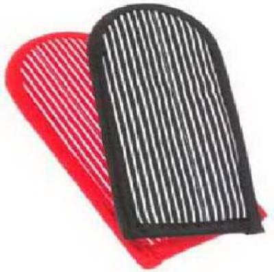 Lodge 2HH2 Hot Handle Pads for Cast Iron Cookware Set of 2 Black and Red