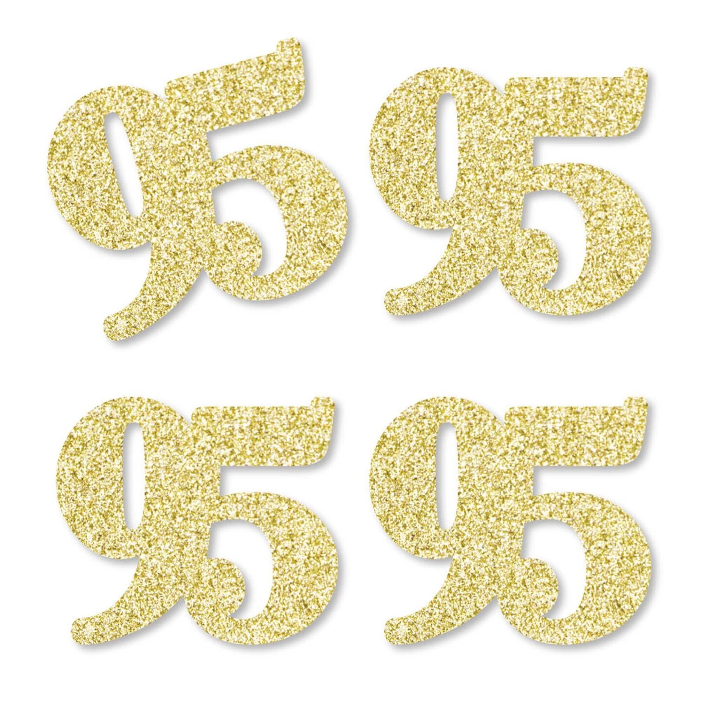 Big Dot of Happiness Gold Glitter 95 - No-Mess Real Gold Glitter Cut ...