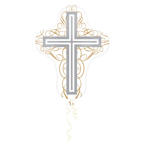28-Inch Cross Shaped Elegant Balloon
