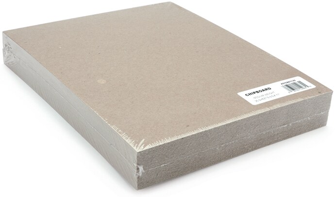 Grafix Medium Weight Chipboard Sheets 8.5&#x22;X11&#x22; 25/Pkg-Natural