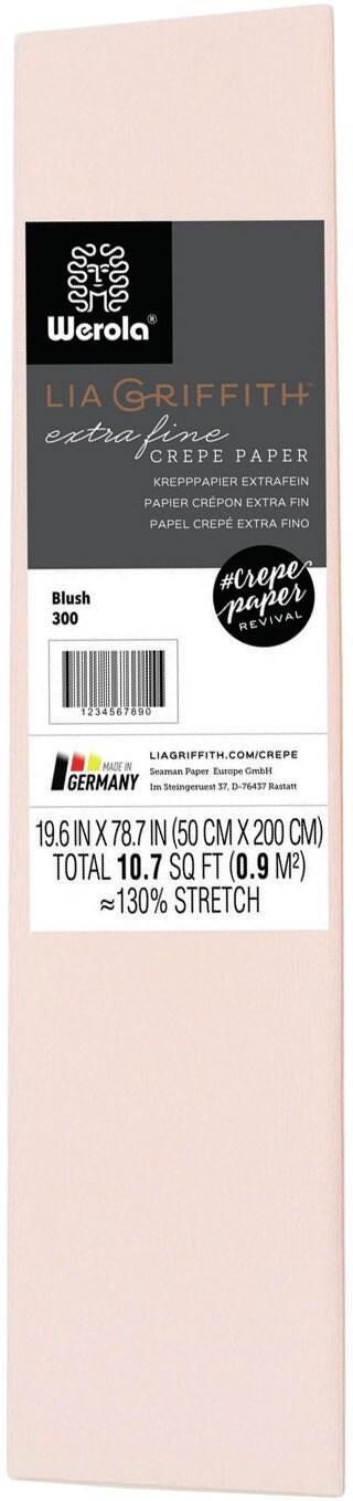Lia Griffith Extra Fine Crepe Paper 19.6&#x22;X78.7&#x22;-Blush