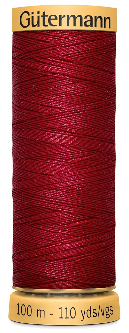 Gutermann Natural Cotton Thread 110yd-Dark Red