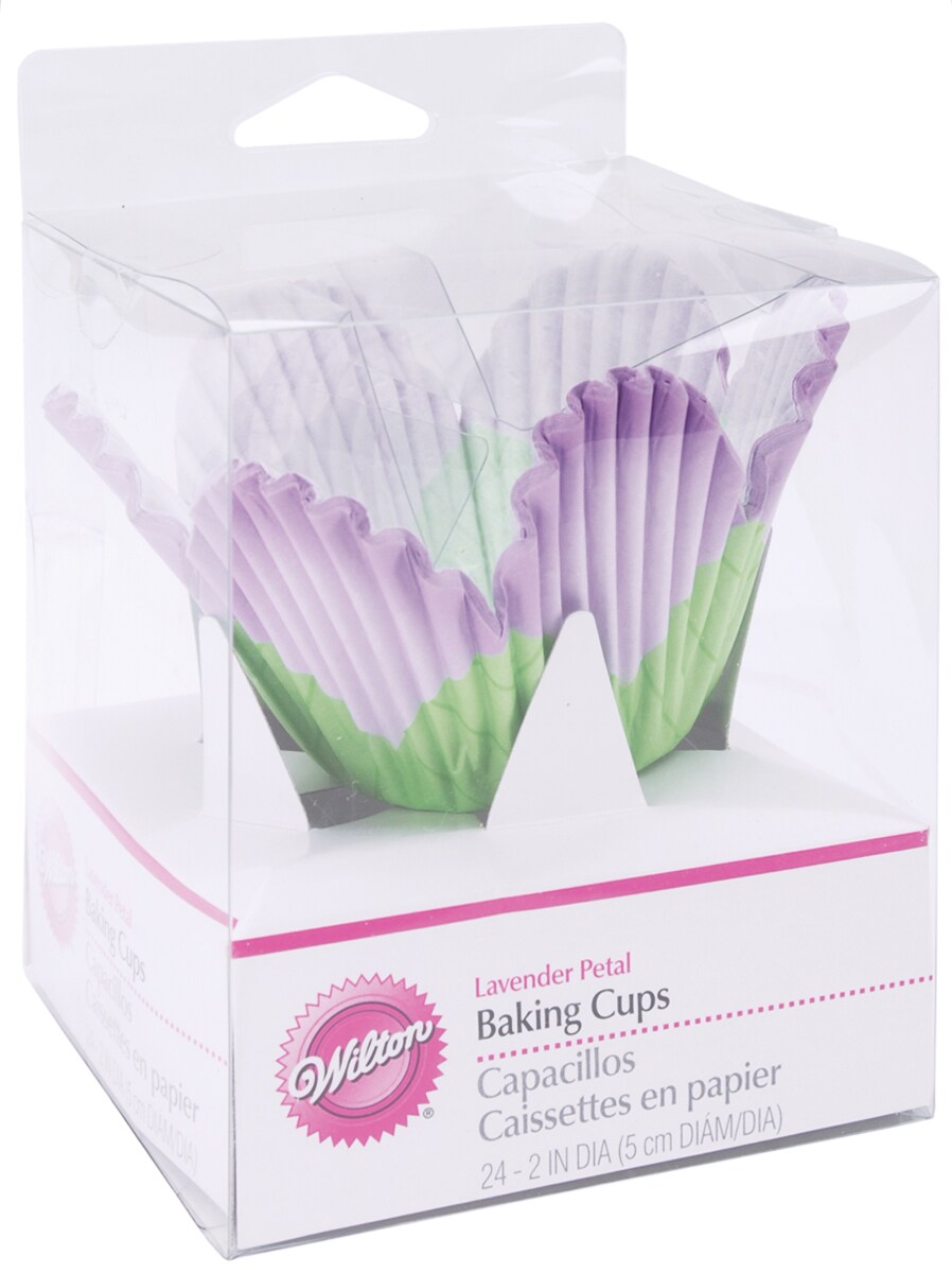 Wilton Fancy Standard Baking Cups 24/Pkg-Petal Lavender