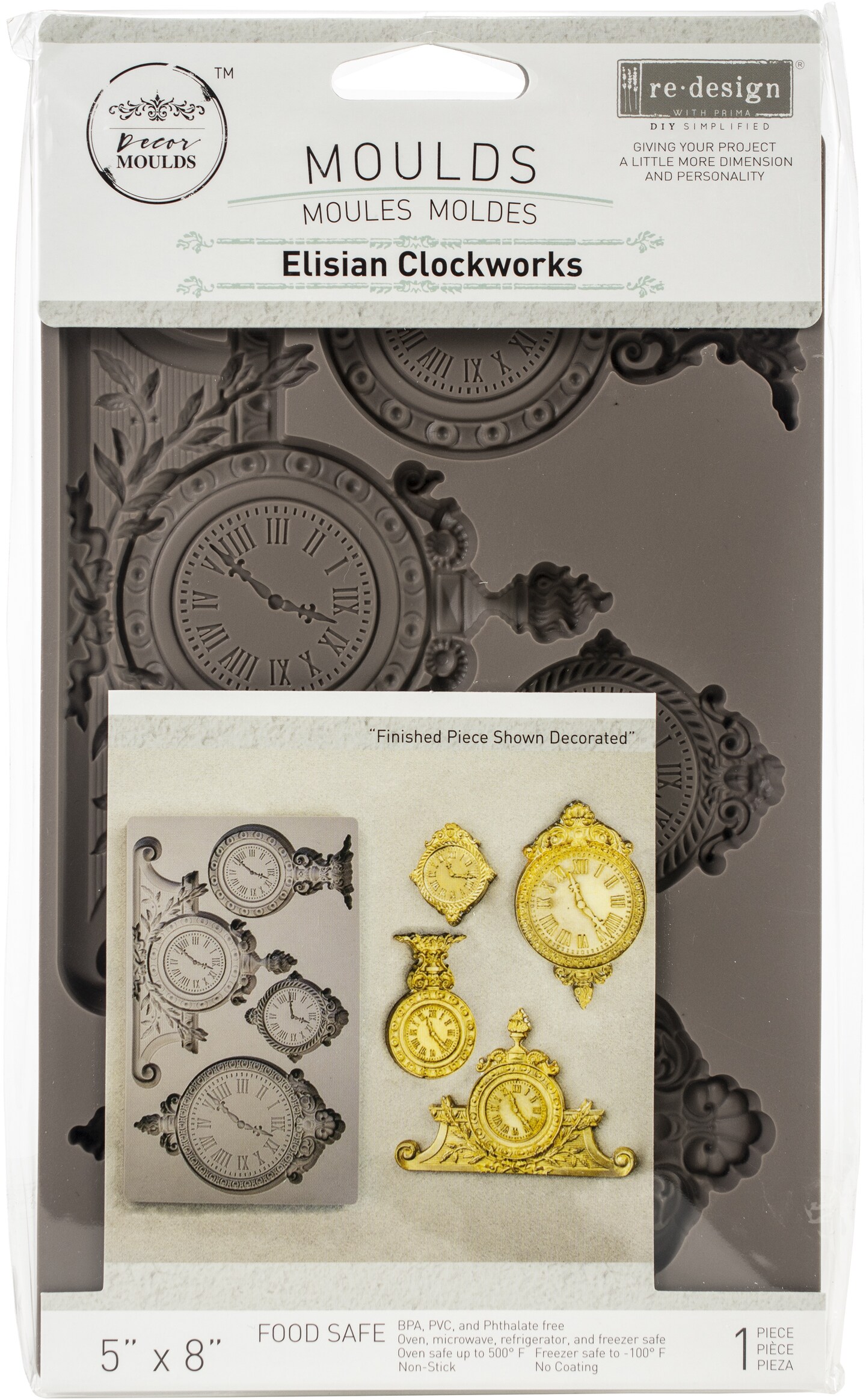 Prima Marketing Re-Design Mould 5&#x22;X8&#x22;X8mm-Elisian Clockworks
