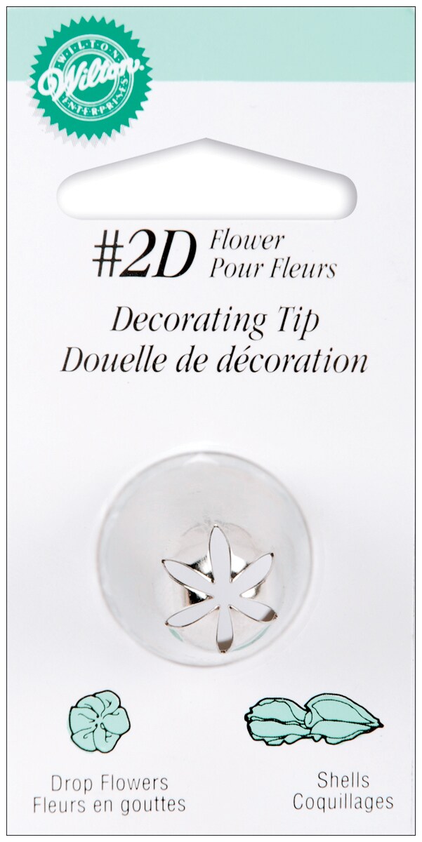Hydrangea Wilton 2m Nozzle Wilton Decorating Tip-#2D Drop Flower