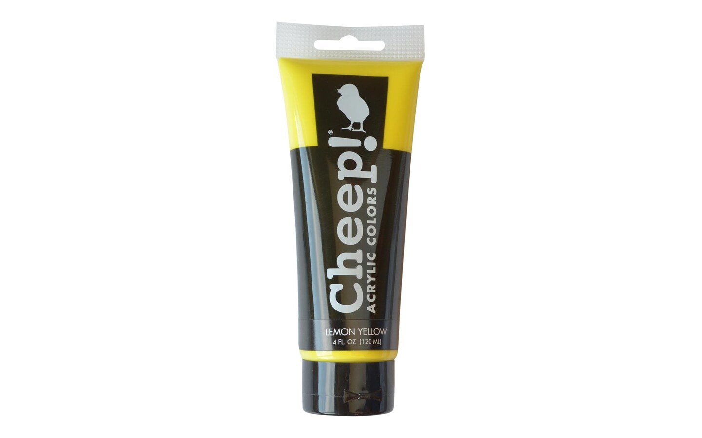 Cheep! Acrylic Paints, 4 oz. Tube Lemon Yellow, Perfect for Artists