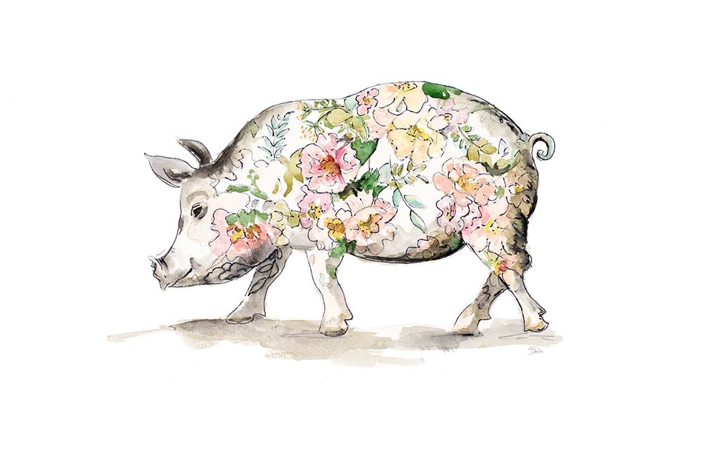 Happy Little Pig Poster Print by Patricia Pinto - Item # VARPDX13320