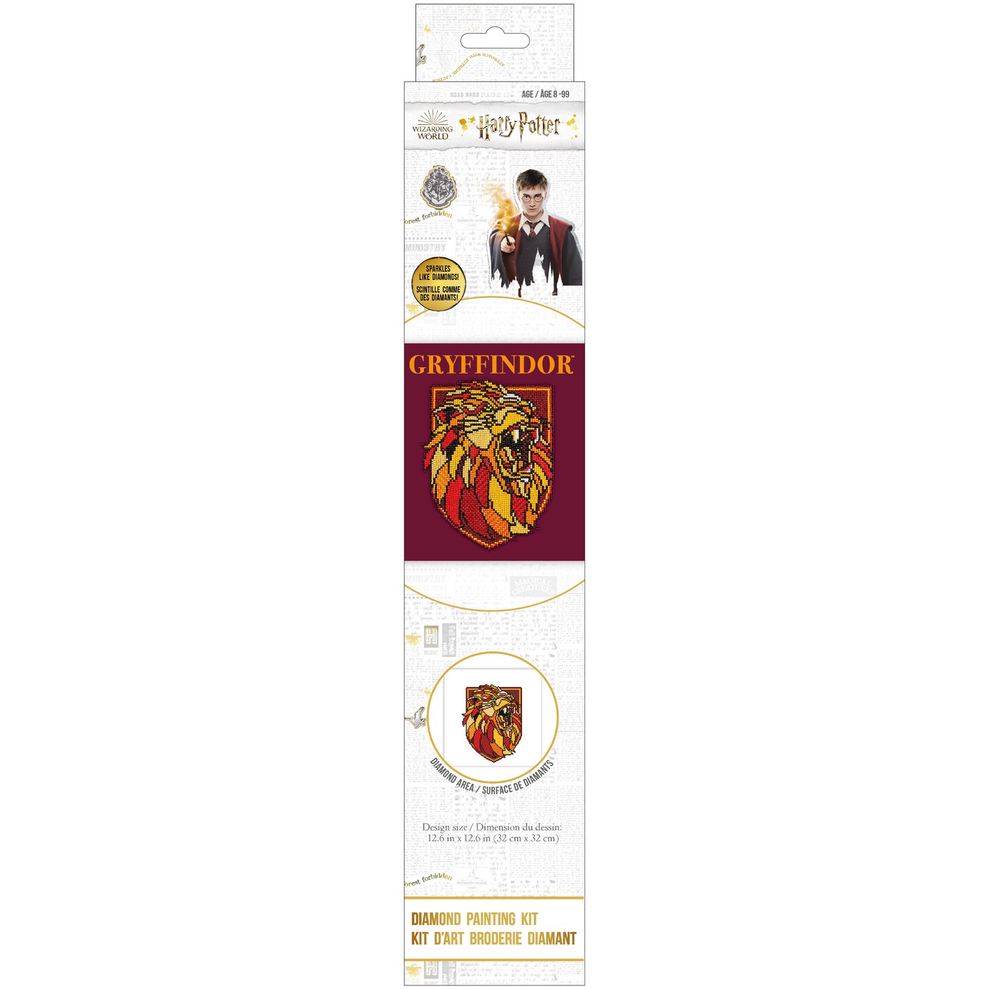 Camelot Dotz Diamond Art Kit 12.6&#x22;X12.6&#x22;-Harry Potter - Gryffindor Alumni