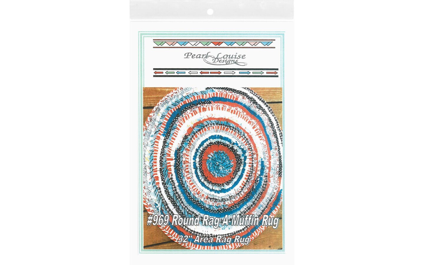 Pearl Louise Designs Rnd Rag A Muffin Rug Ptrn