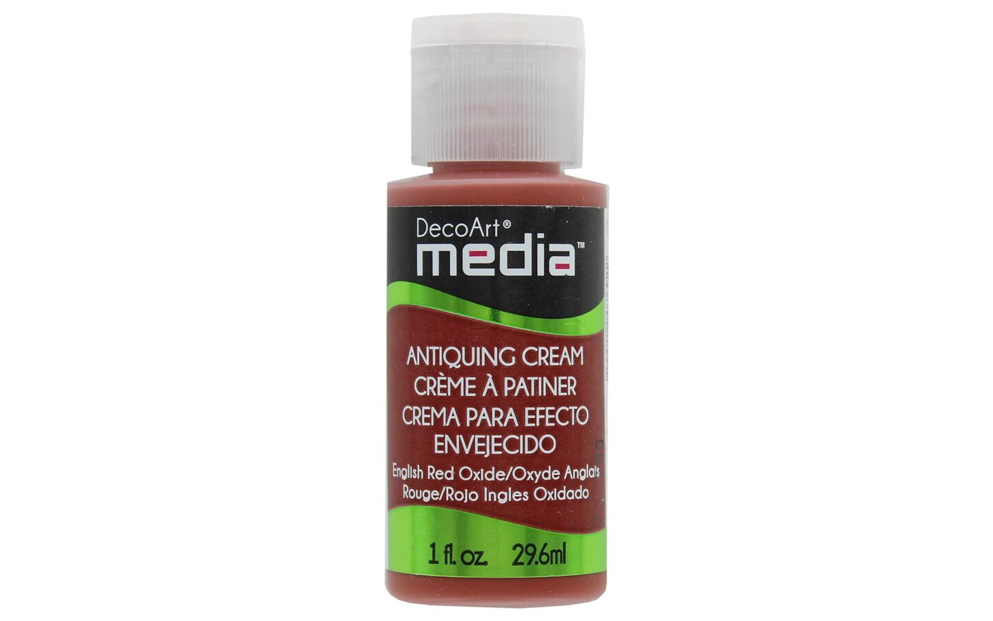 Decoart Media Antiquing Cream 1oz EnglishRed Oxide