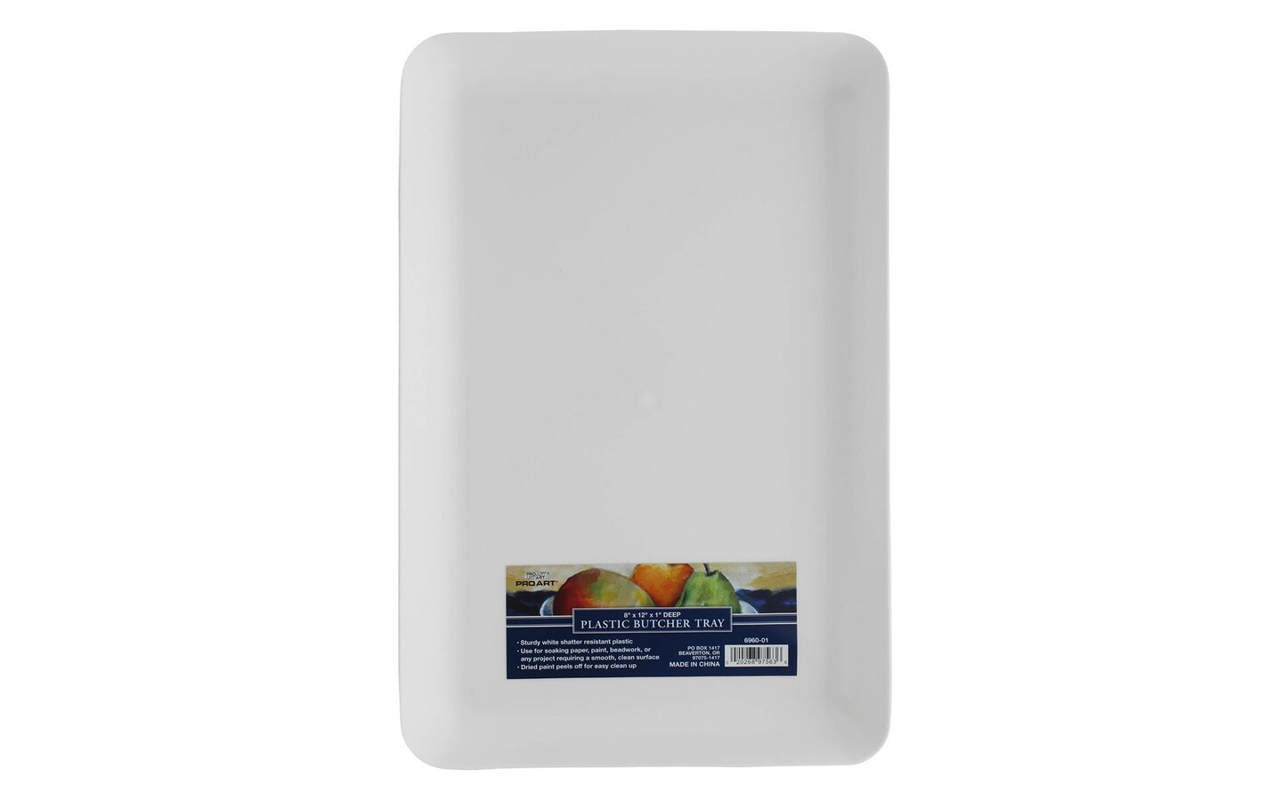 Pro Art Palette Plastic Butcher Tray 8x12