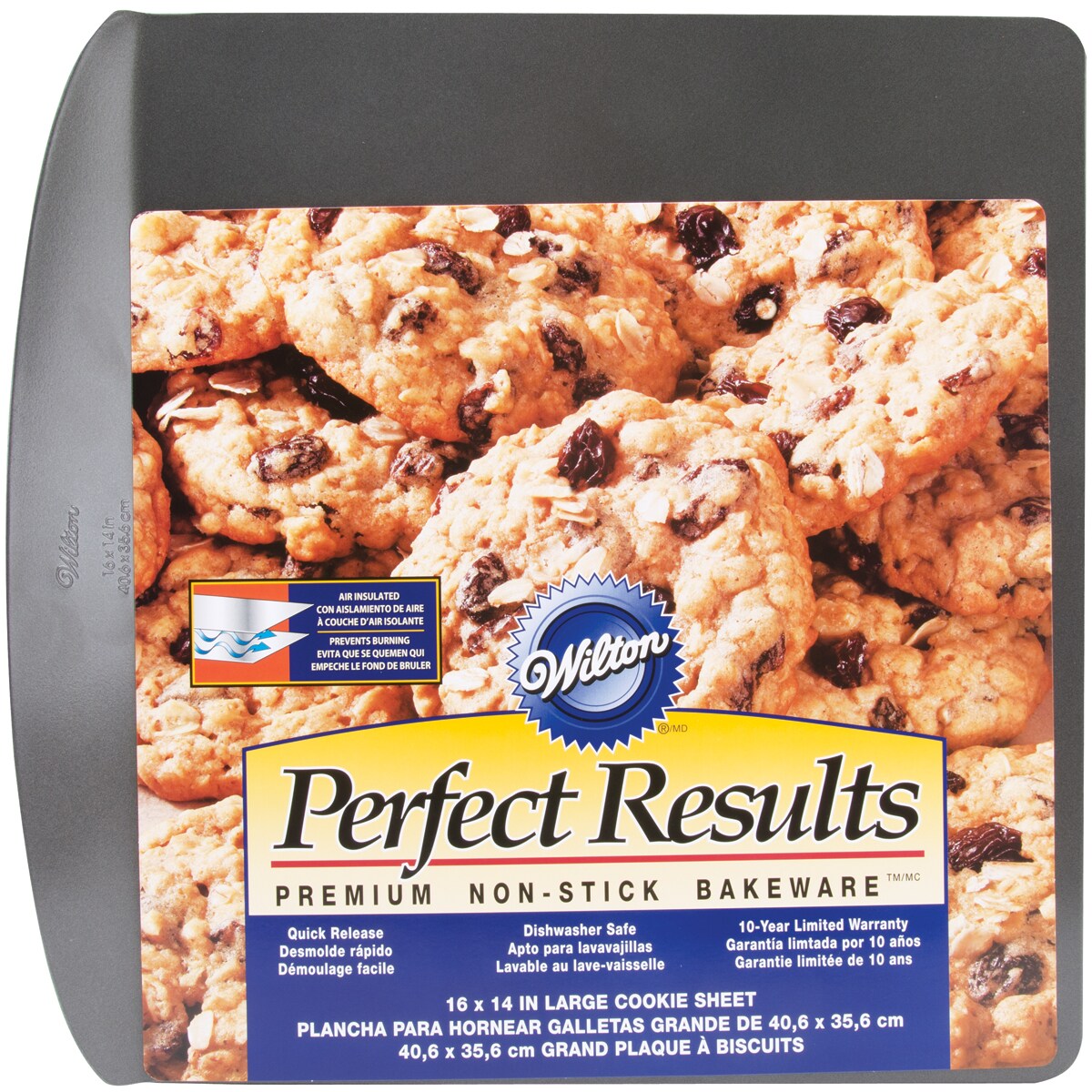 Wilton Perfect Results 16 X 14 Air Insulated Cookie Sheet, Baking Pans, Household