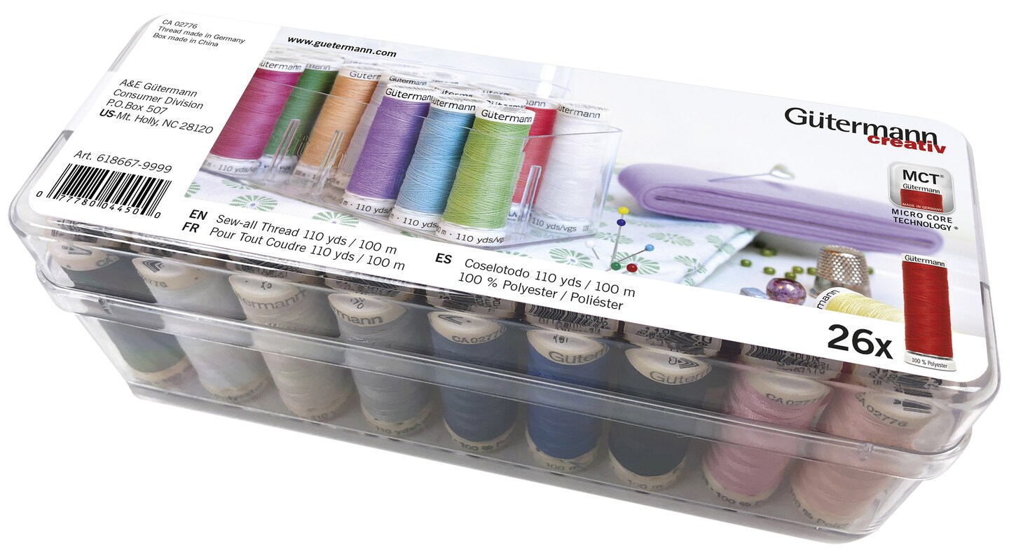 Gutermann SewAll Polyester Thread Set 26 Spools Michaels