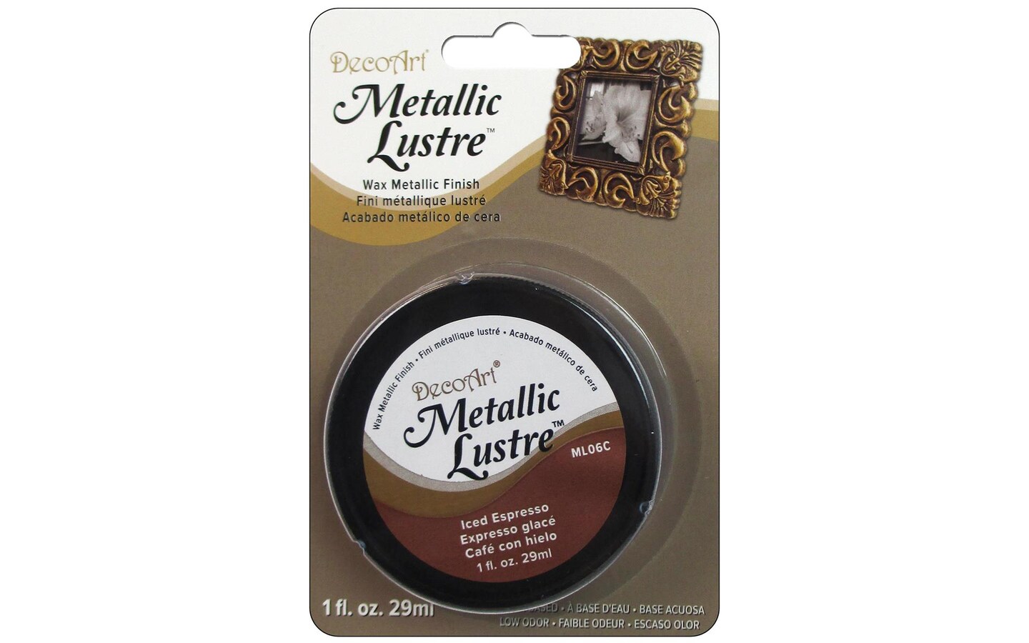 Decoart Metallic Lustre 1oz Iced Espresso