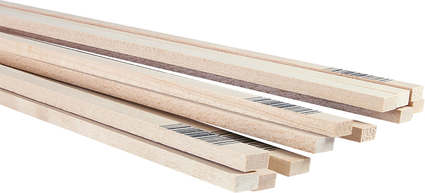 Midwest Products Basswood Strip 24&#x22;-1/4&#x22;X1/2&#x22;