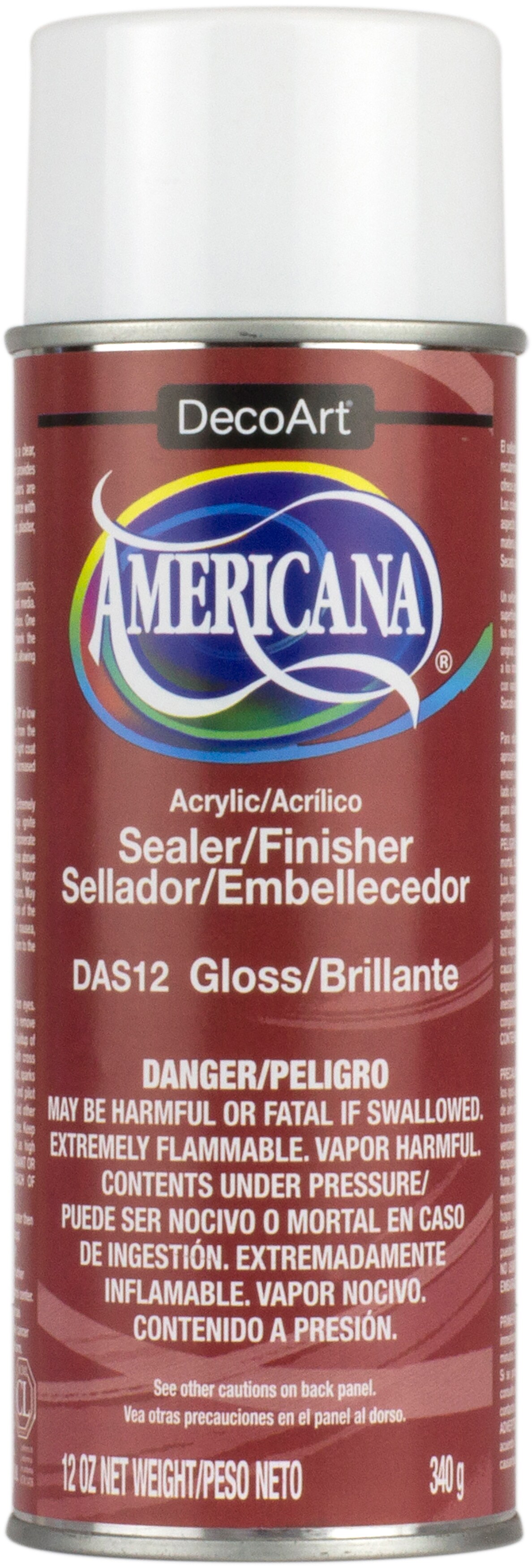 Americana Acrylic Sealer/Finish Aerosol Spray 12oz-Gloss – Crafts N' Things  Hobbies & Games